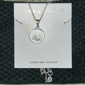 NEVER WORN
Sterling Silver Necklace with L initial